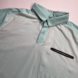 Under Armour Golf‎ Polo Shirt Mens XL HeatGear Loose Fit Green